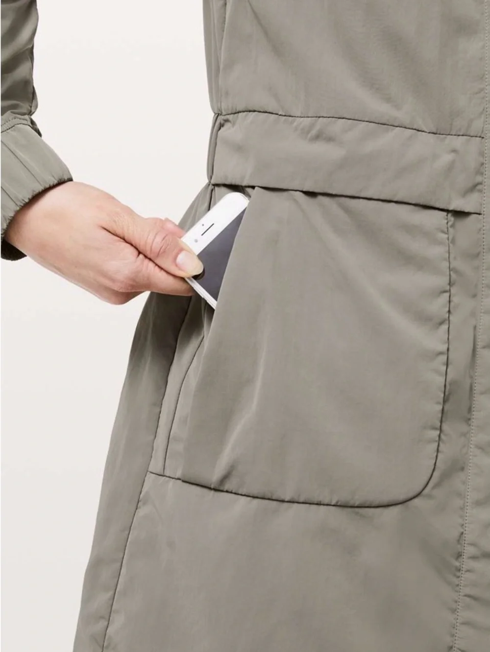Lululemon Keep on Trek 3 in 1 jacket with removable vest and storable hood sz4